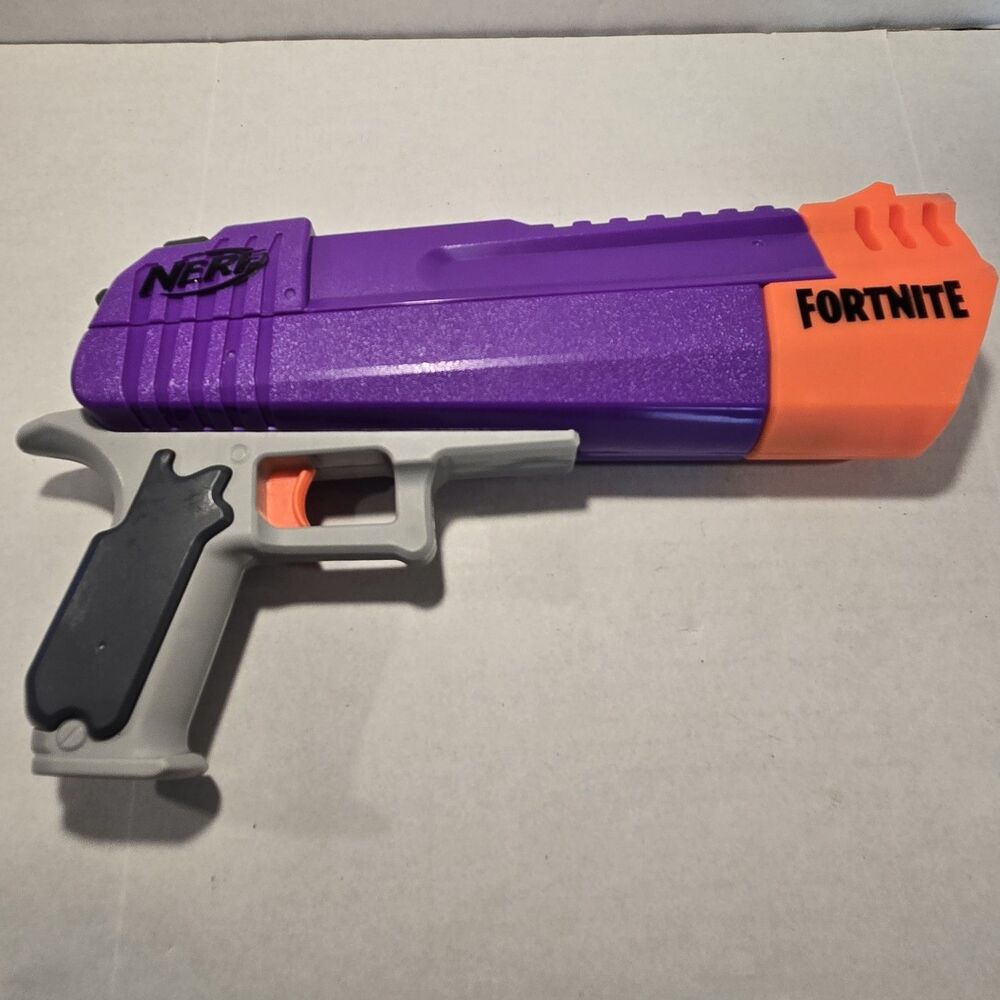 NERF Fortnite HC-E Purple Desert Eagle Gun (Tested)